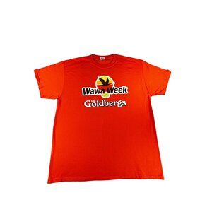Wawa Week With The Goldbergs 2018 Port & Company Orange T-Shirt XL